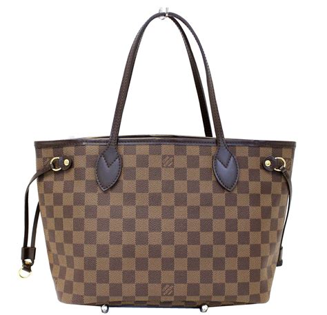 louis vuitton neverfull pm bag in monogram damier ebene|Louis Vuitton Damier Ebene strap.